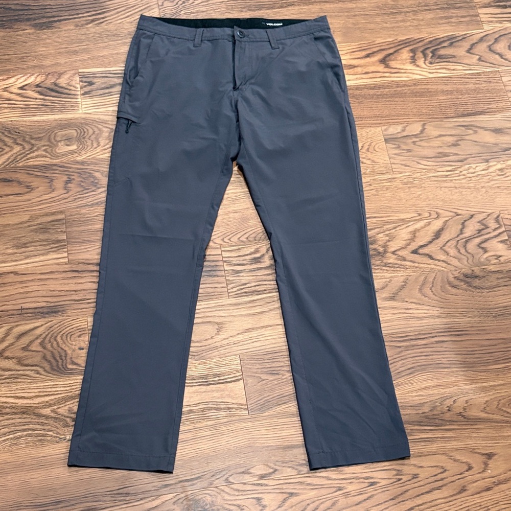 Volcom Men's Charcoal Chinos